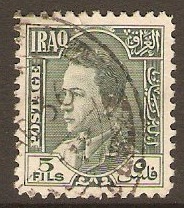 Iraq 1934 5f Green. SG176.