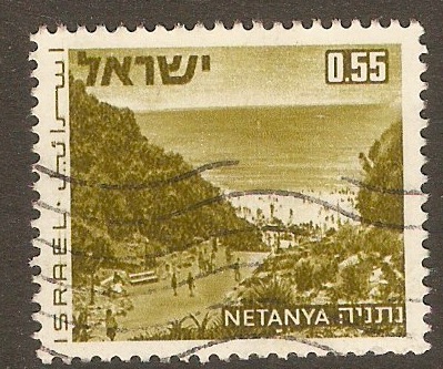 Israel 1971 55a Green - Landscapes series. SG503.