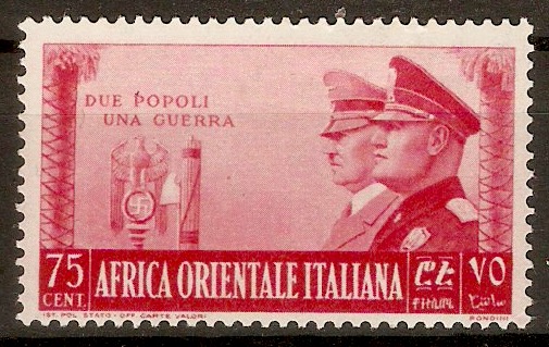 Italian East Africa 1941 75c Carmine. SG60.