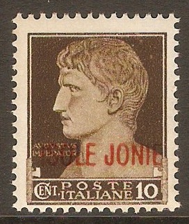 Ionian Islands 1941 10c Brown. SG2.