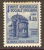 Social Republic 1944 1l.25 Blue. SG114. - Click Image to Close