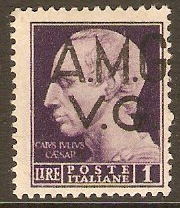 AMG 1945 1l Violet. SG33.