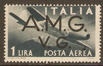 AMG 1945 1l Slate Air Stamp. SG48.