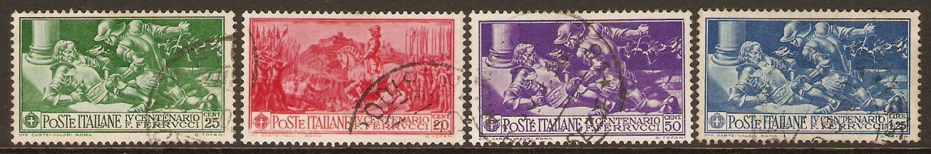 Italy 1930 Ferruci's Commemoration Series. SG282-SG285.