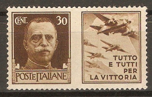 Italy 1942 30c Brown (Air Force). SG569.
