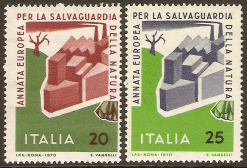 Italy 1970 Nature Conservation Set. SG1273-SG1274.