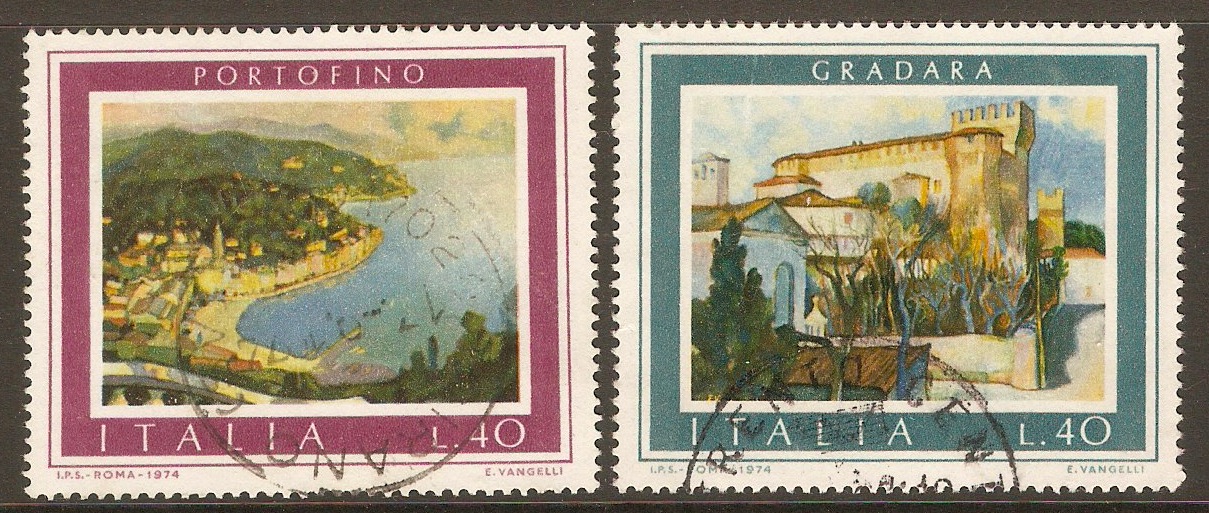 Italy 1974 Tourist Publicity set (1st. Series). SG1407-SG1408.