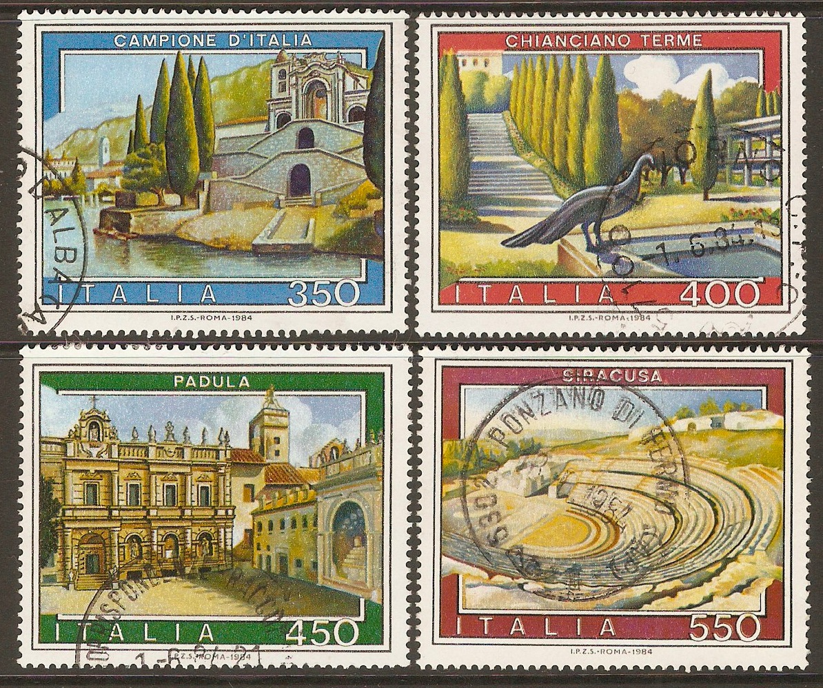 Italy 1984 Tourist Publicity set (11th. Series). SG1845-SG1848.