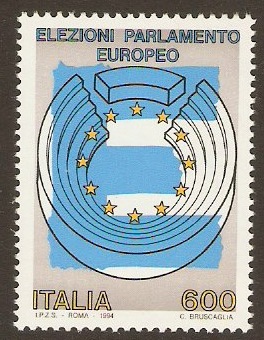 Italy 1994 600l European Parliament Elections Stamp. SG2265.