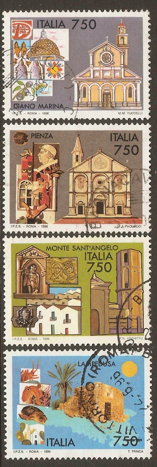 Italy 1996 Tourist Publicity set (23rd. Series). SG2365-SG2368.