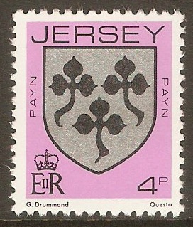 Jersey 1981 4p Family Arms series. SG253.