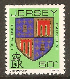 Jersey 1981 50p Family Arms series. SG271.