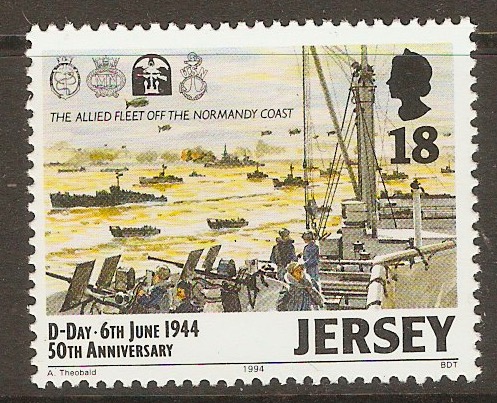 Jersey 1994 18p D-Day Anniversary series. SG660.