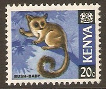 Kenya 1966 20c Ochre, black and blue. SG23.