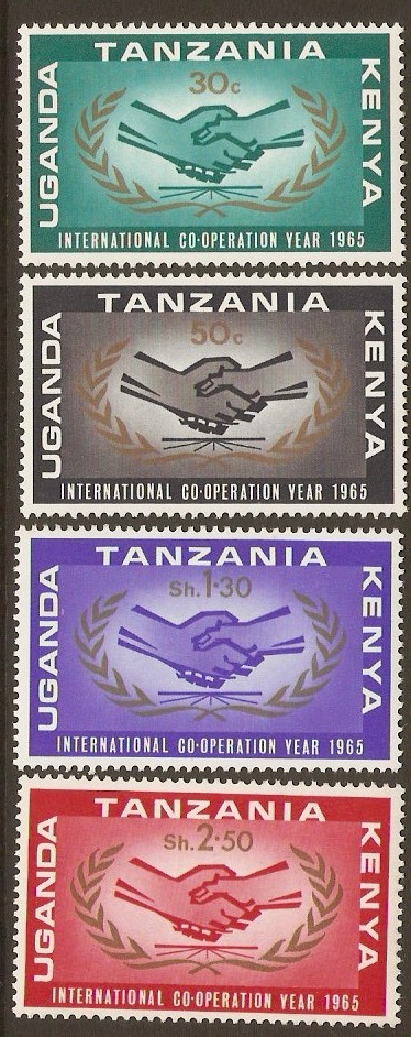 Kenya, Uganda and Tanzania 1965 Int. Cooperation Set. SG219-222