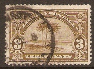 Liberia 1928 3c Brown. SG513.