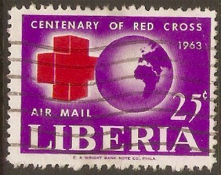 Liberia 1963 25c Red Cross Centenary series. SG886.