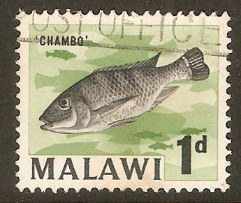 Malawi 1964 1d Black and green. SG216.