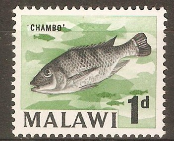 Malawi 1964 1d Black and green. SG216.