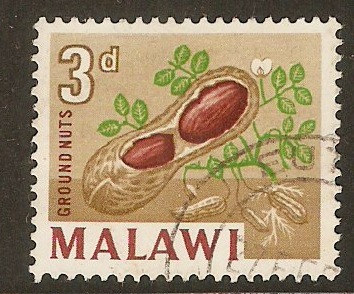 Malawi 1964 3d Brown, green and bistre. SG218.