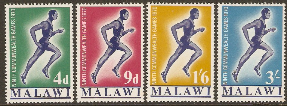Malawi 1970 Commonwealth Games Set. SG351-SG354.