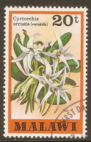 Malawi 1979 20t Orchids series. SG584
