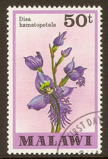 Malawi 1979 50t Orchids series. SG586