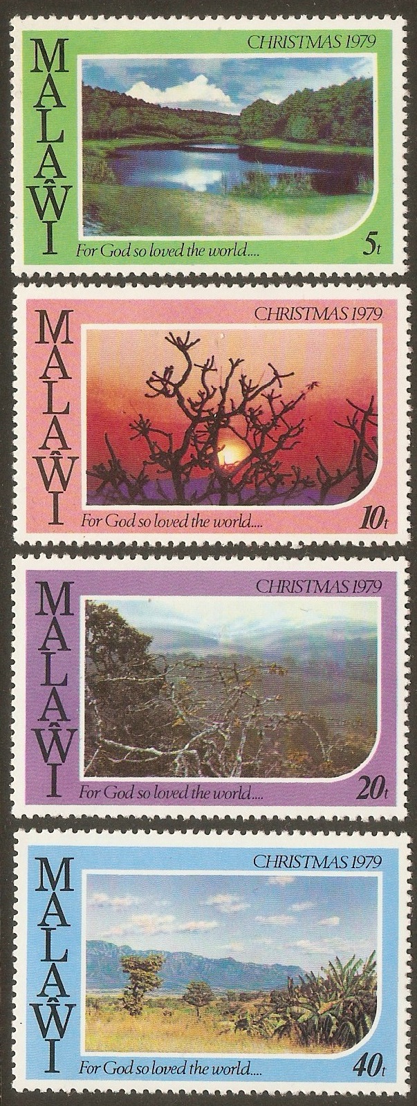 Malawi 1979 Christmas set. SG611-SG614.
