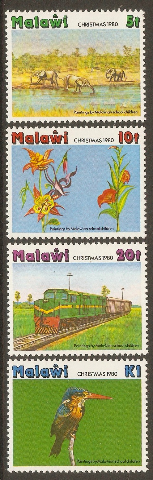 Malawi 1980 Christmas set. SG629-SG632.