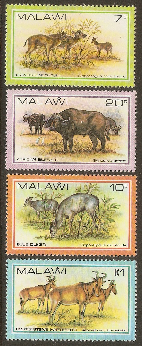 Malawi 1981 Wildlife set. SG633-SG636.