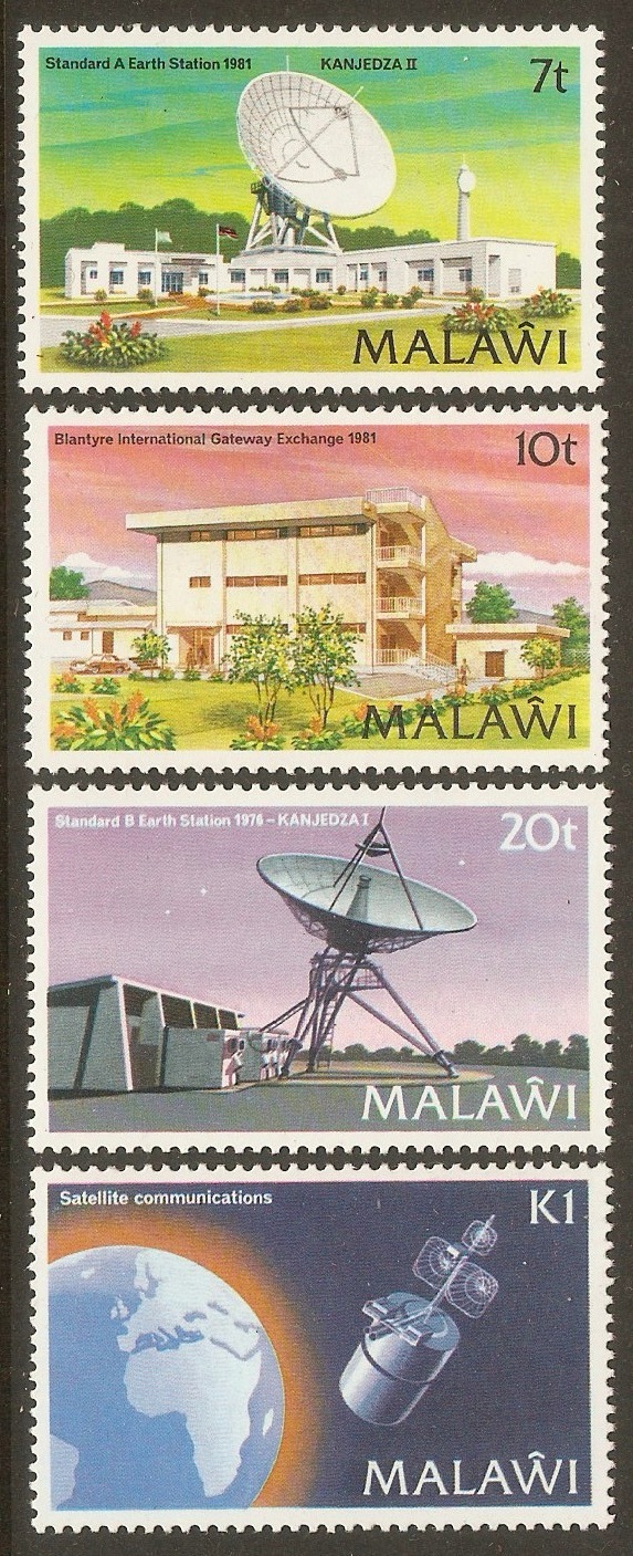 Malawi 1981 International Communications set. SG637-SG640.