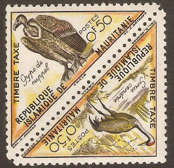 Mauritania 1963 50c Birds Postage Due series. SGD177-SGD178.