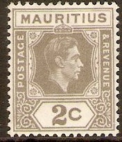 Mauritius 1938 2c Olive-grey. SG252.