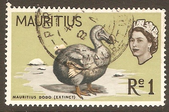 Mauritius 1965 1r Birds series - Dodo. SG328.