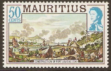 Mauritius 1978 50c Historical Series. SG534A.