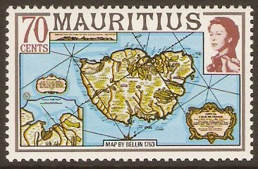 Mauritius 1978 70c Historical Series. SG536A.