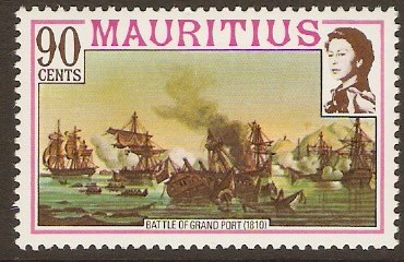 Mauritius 1978 90c Historical Series. SG538A.