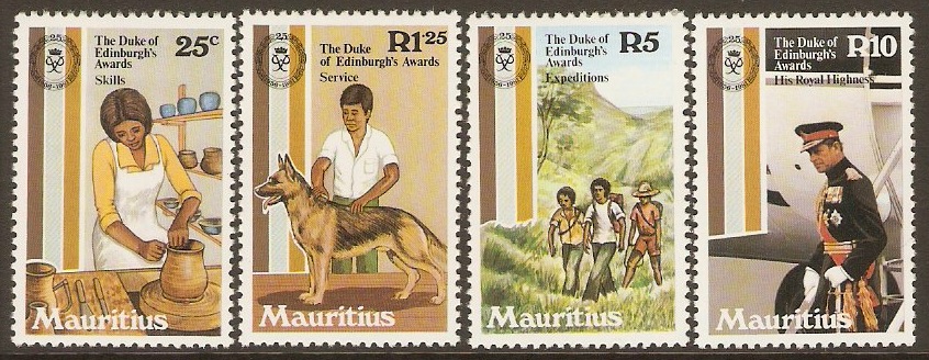Mauritius 1981 Duke of Edinburgh Award Set. SG628-SG631.