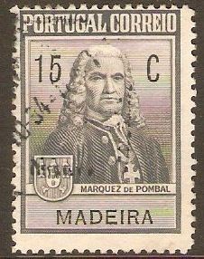 Madeira 1925 15c Grey - Charity Tax. SGC144.