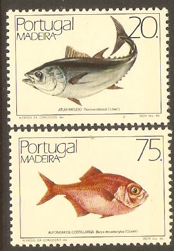 Madeira 1986 Fishes set (2nd. Series). SG222-SG223.