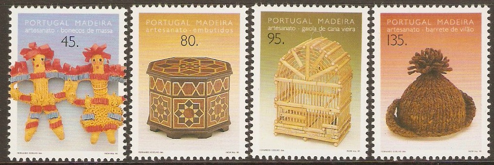 Madeira 1995 Traditional Crafts (2nd. Series) Set. SG301-SG304.