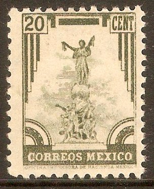 Mexico 1934 20c Grey-green. SG567.