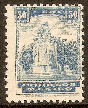 Mexico 1940 30c Blue. SG653.