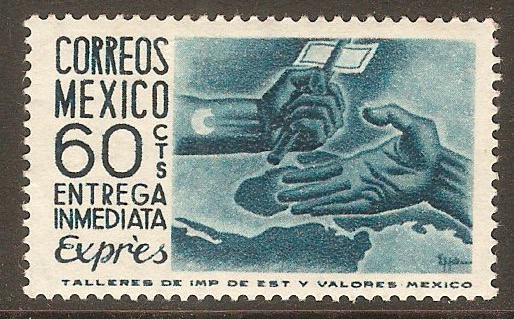 Mexico 1950 60c Deep blue-green - Express Letter. SGE861.