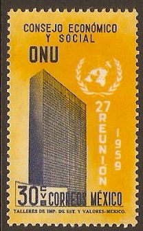 Mexico 1959 UN Meeting. SG970.