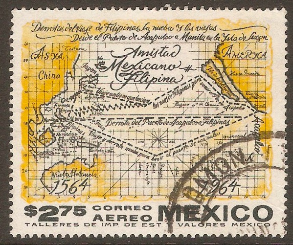 Mexico 1964 2p.75 Mexico-Phillipines Friendship series. SG1087. - Click Image to Close