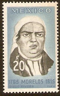 Mexico 1965 Morelo's Commemoration Stamp. SG1108.