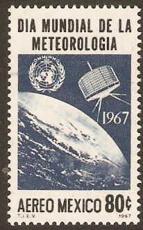 Mexico 1967 Meteorological Day Stamp. SG1131.