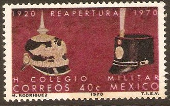 Mexico 1970 Military College Anniversary. SG1207.