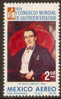 Mexico 1975 Gastroenterological Congress Stamp. SG1332.